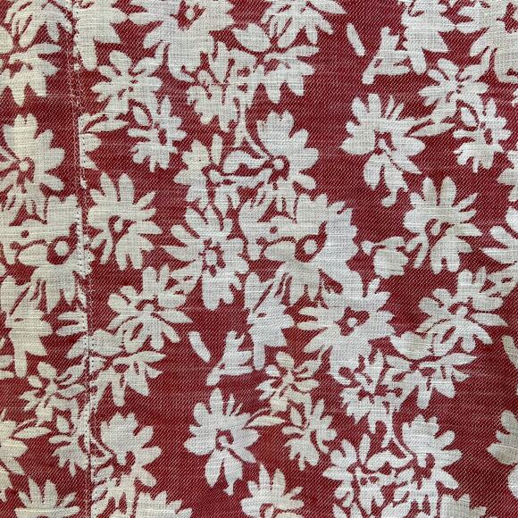 Coldwater Creek Jacket Women's Large Cotton Linen Blend Pink White Career - Picture 7 of 9